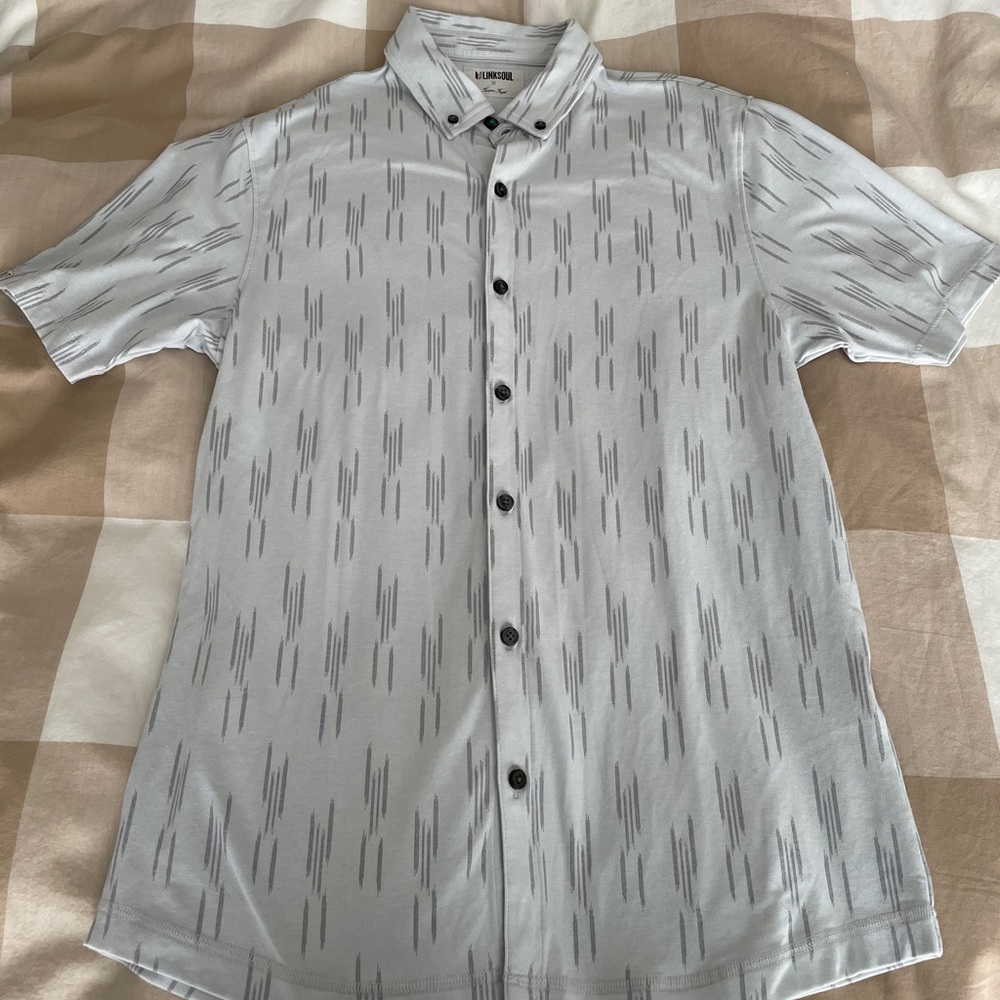Linksoul small short sleeve button down
